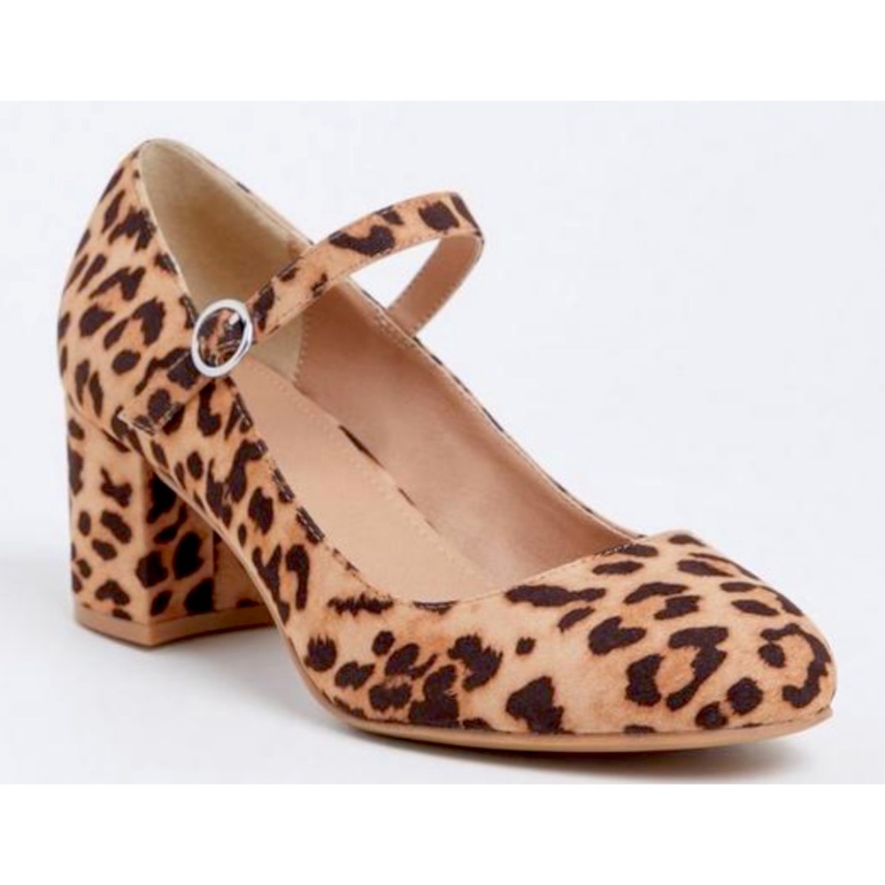 ⚡️TORRID Mary Jane Leopard Block Heels